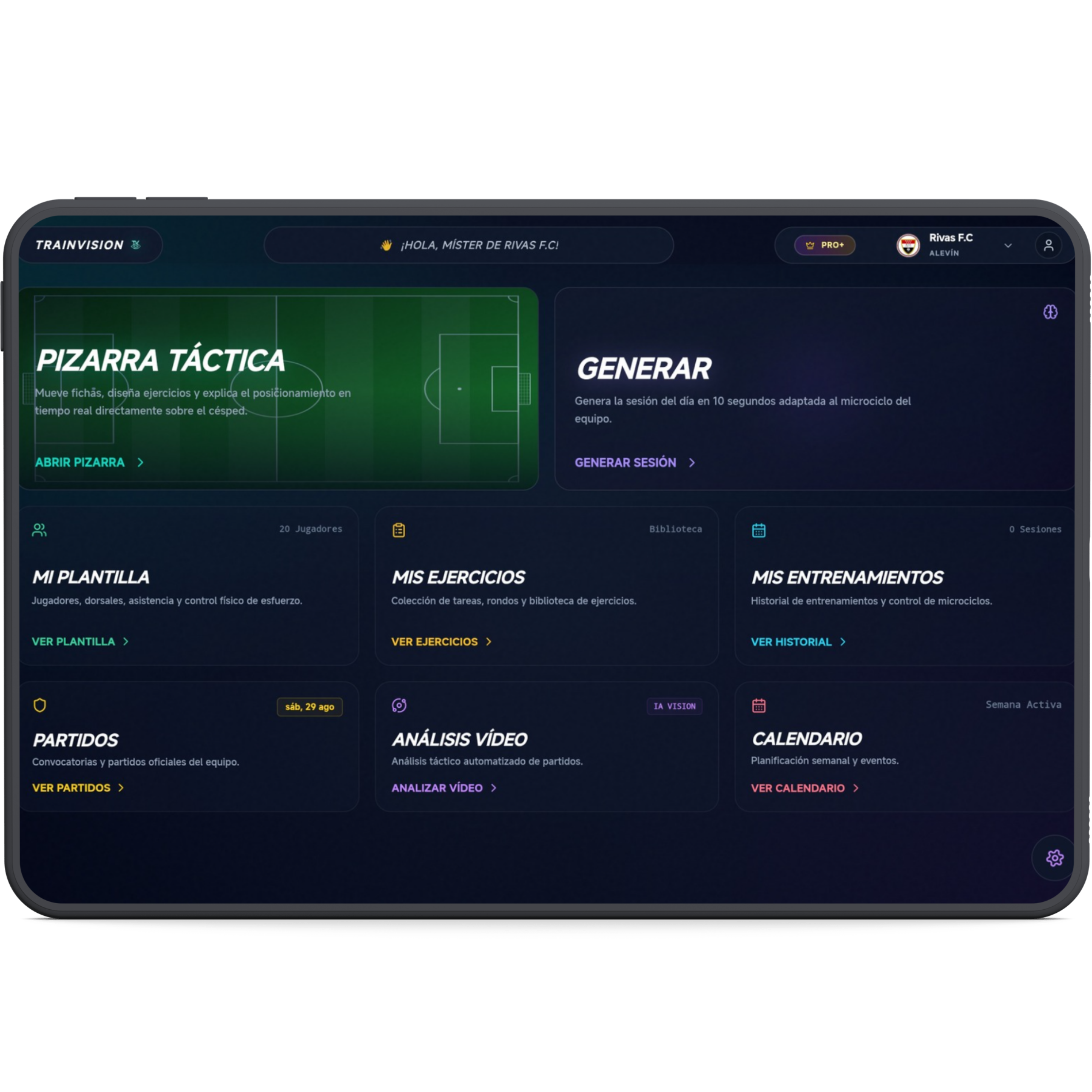 Tablet TrainVision GO